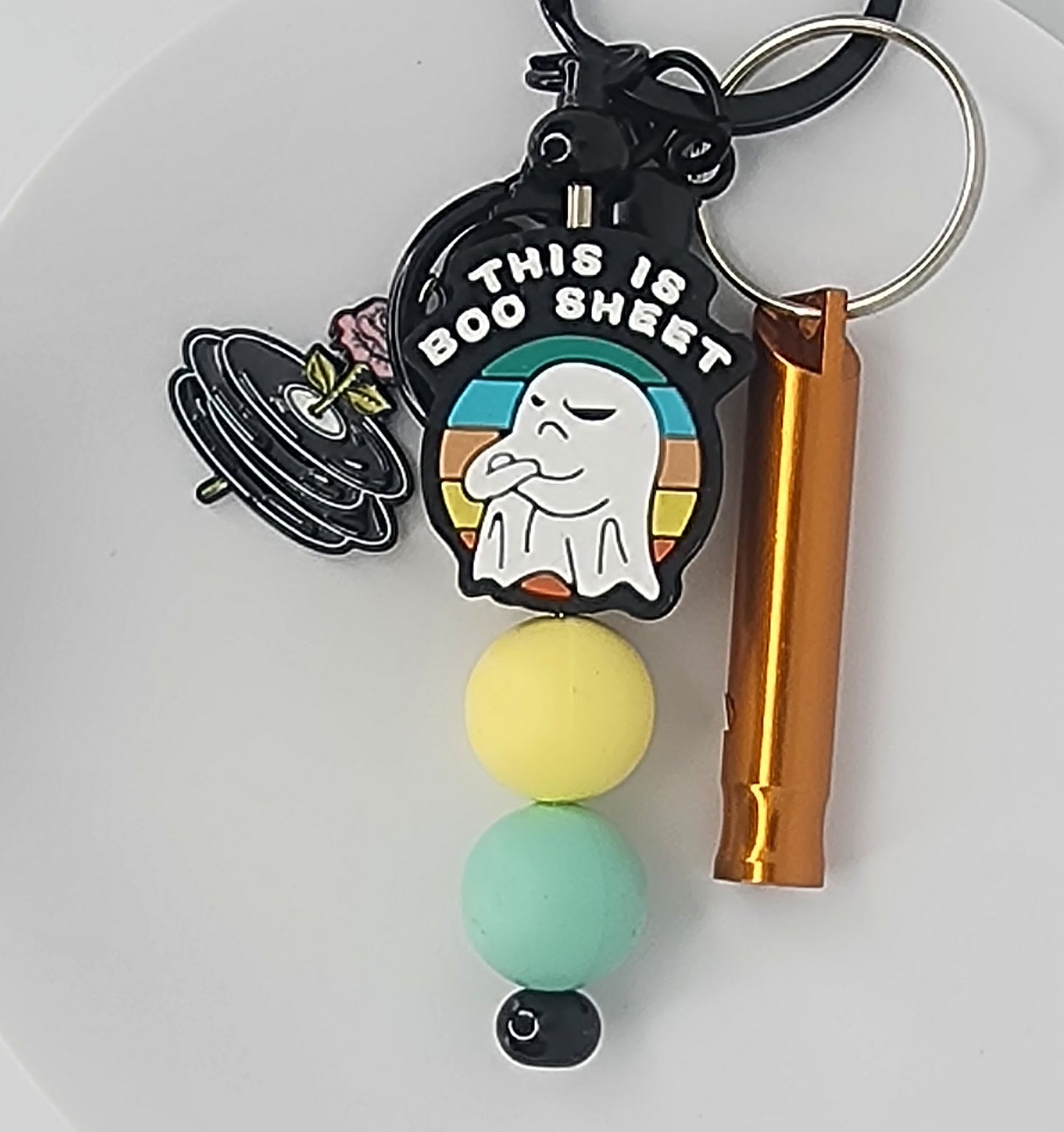 Boo Sheet Keychain