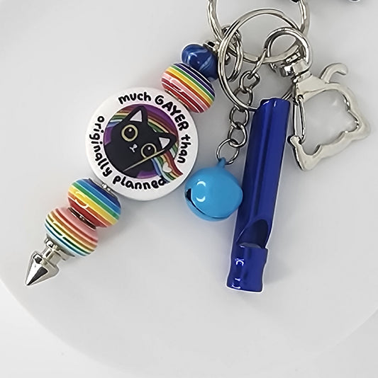Gayer Than Planned Keychain