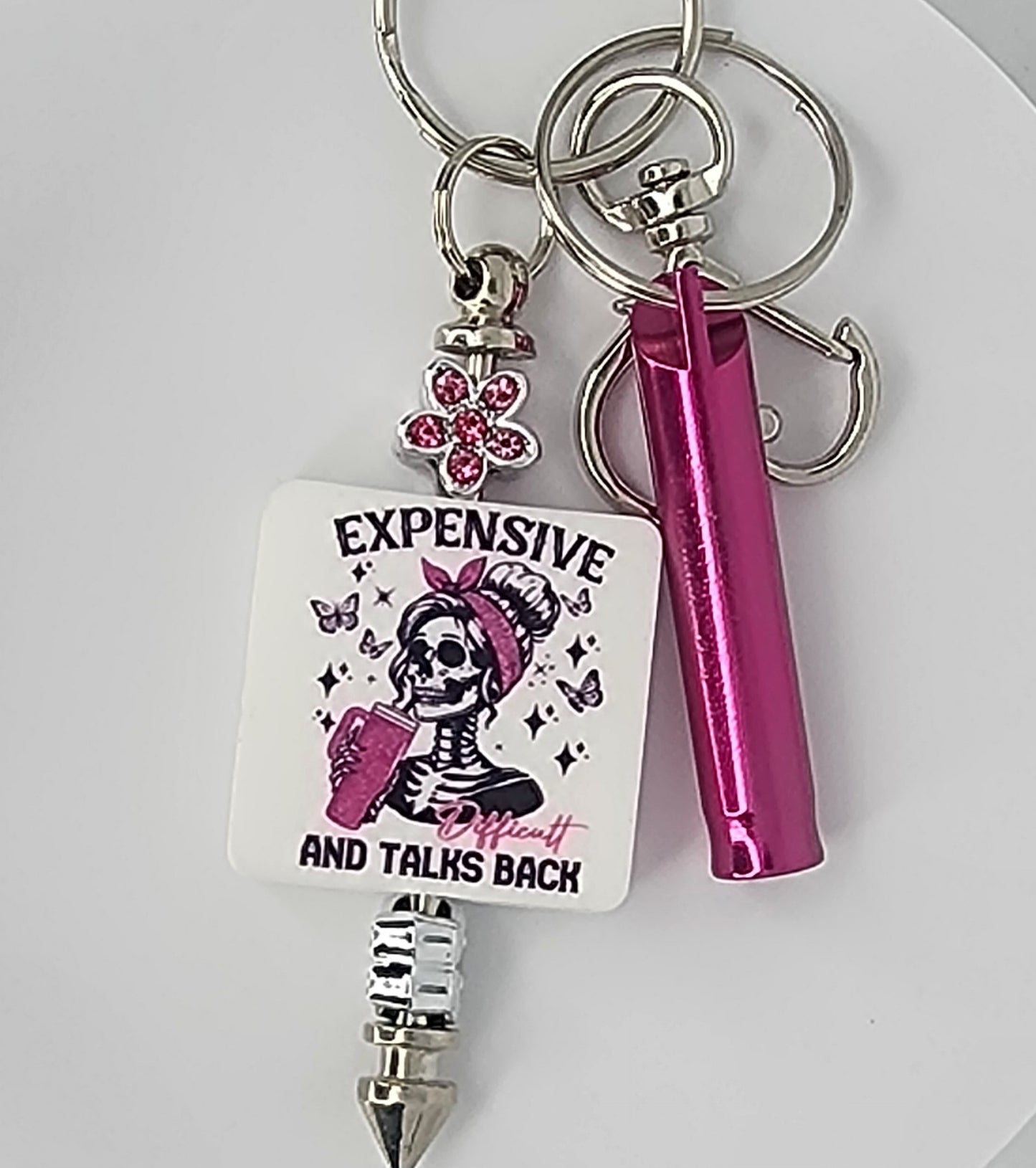 Expensive, Difficult, and Talks Back Keychain