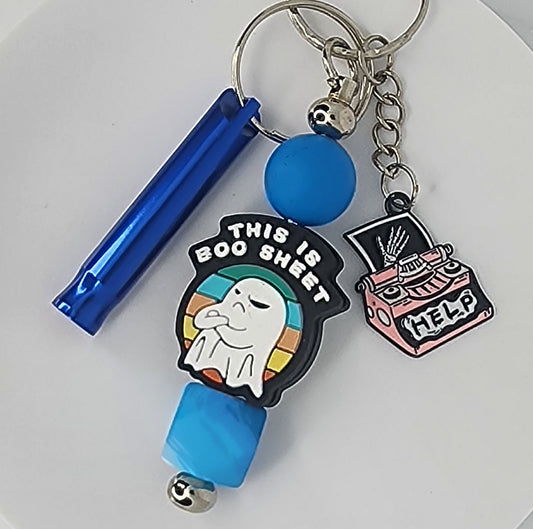 Boo Sheet Keychain