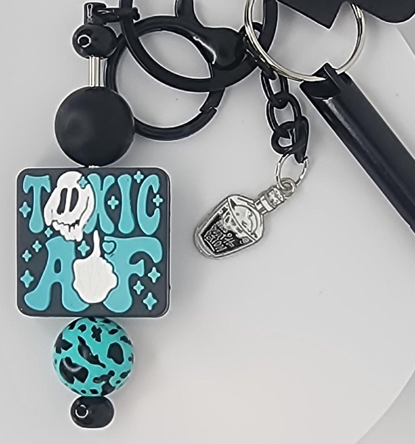 Toxic AF Keychain