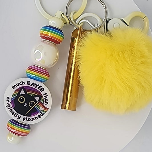 Gayer Than Planned Keychain