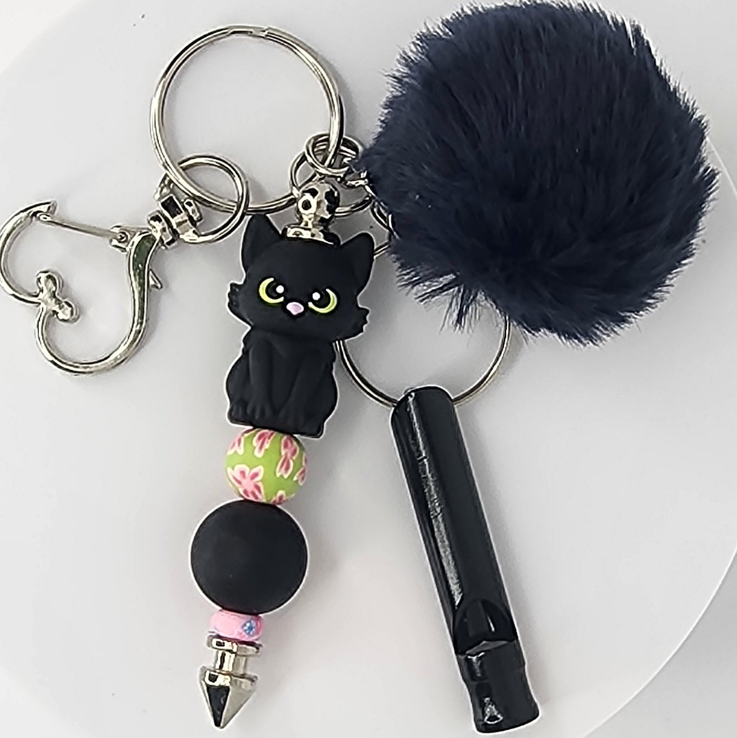 Black Cat Keychain