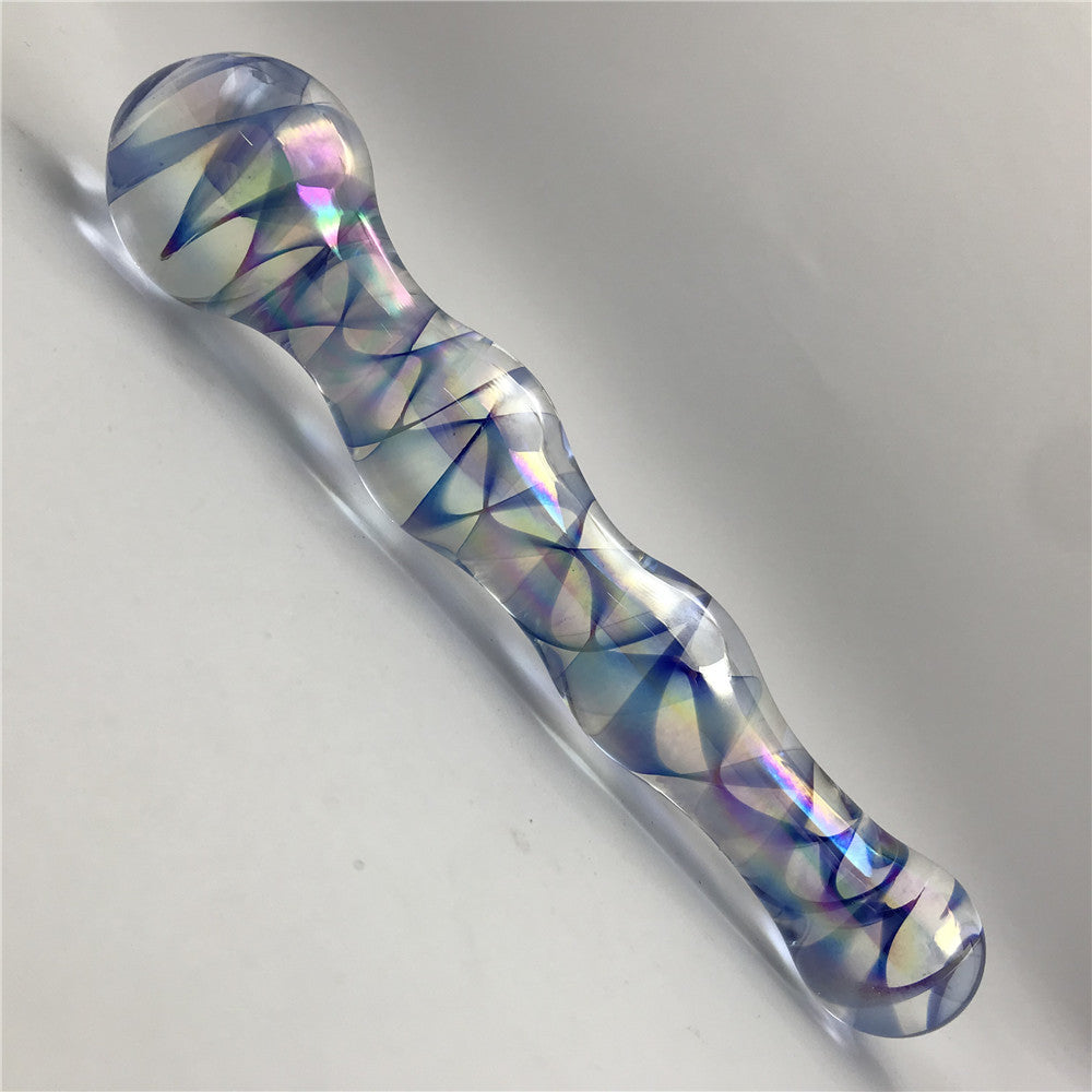 Blue And Red Multicolored Female Backyard Anal Sela Beads Masturbation Device Adult Sex Toys