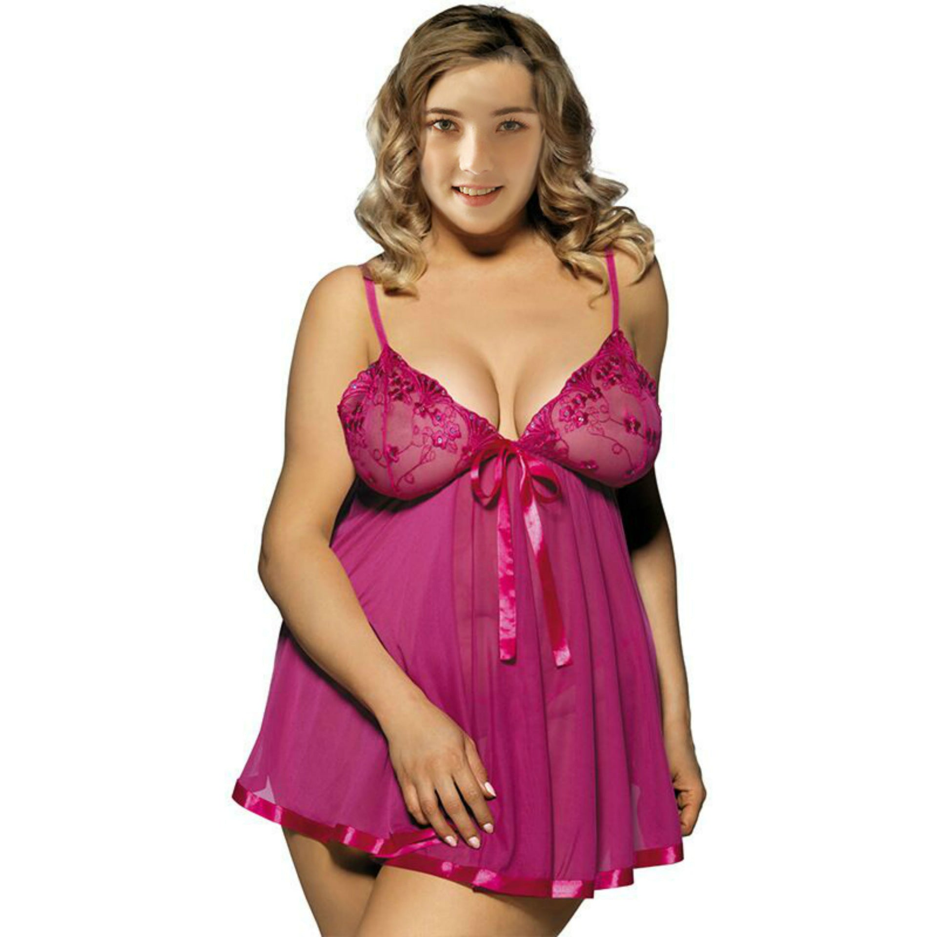 Women Sexy Lingerie Big Code 6XL Sleepwear Sleepdress