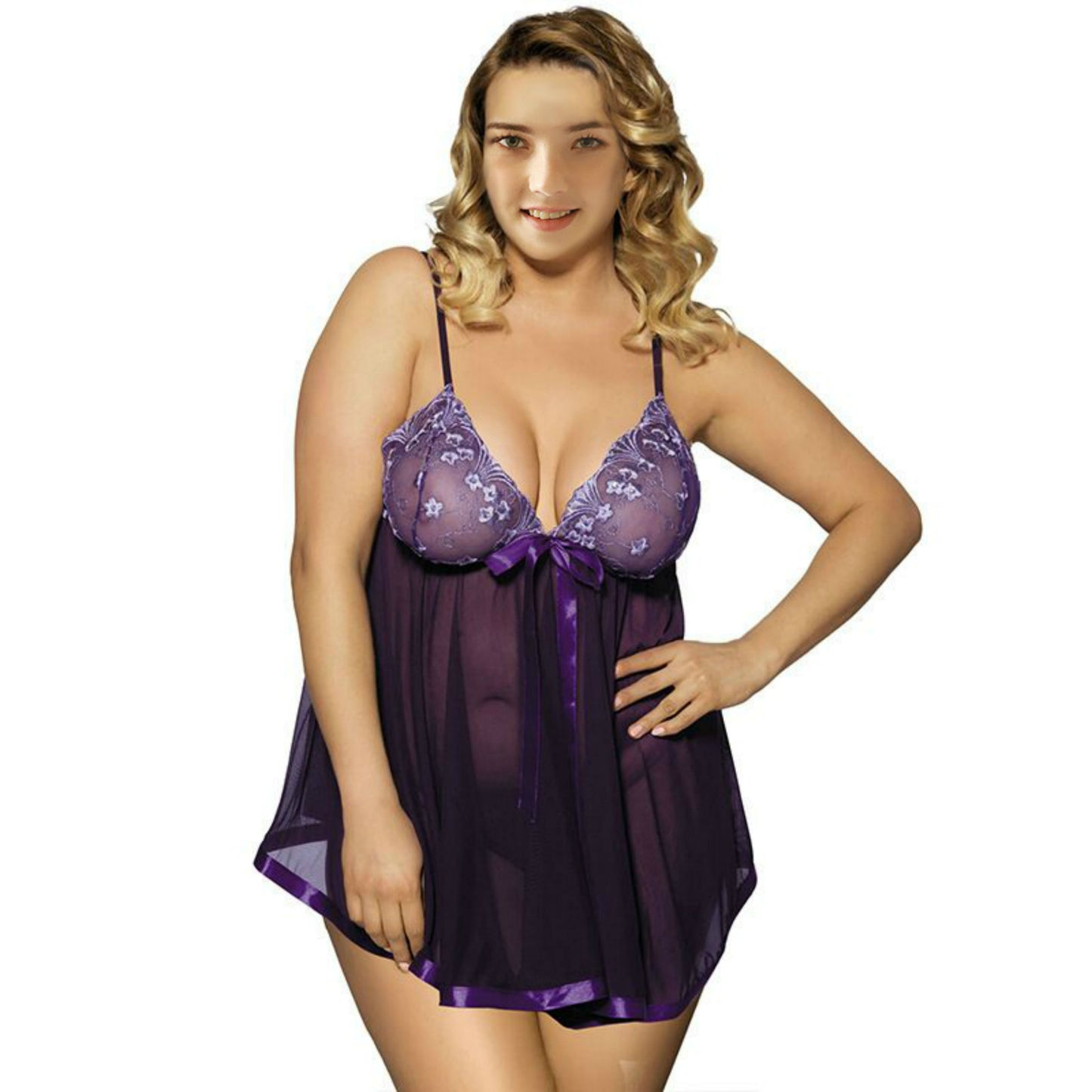 Women Sexy Lingerie Big Code 6XL Sleepwear Sleepdress