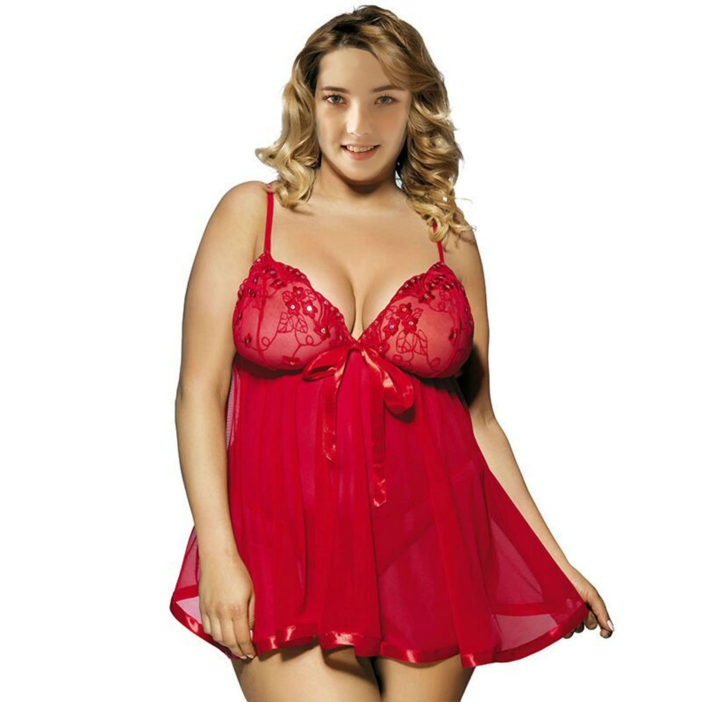Women Sexy Lingerie Big Code 6XL Sleepwear Sleepdress
