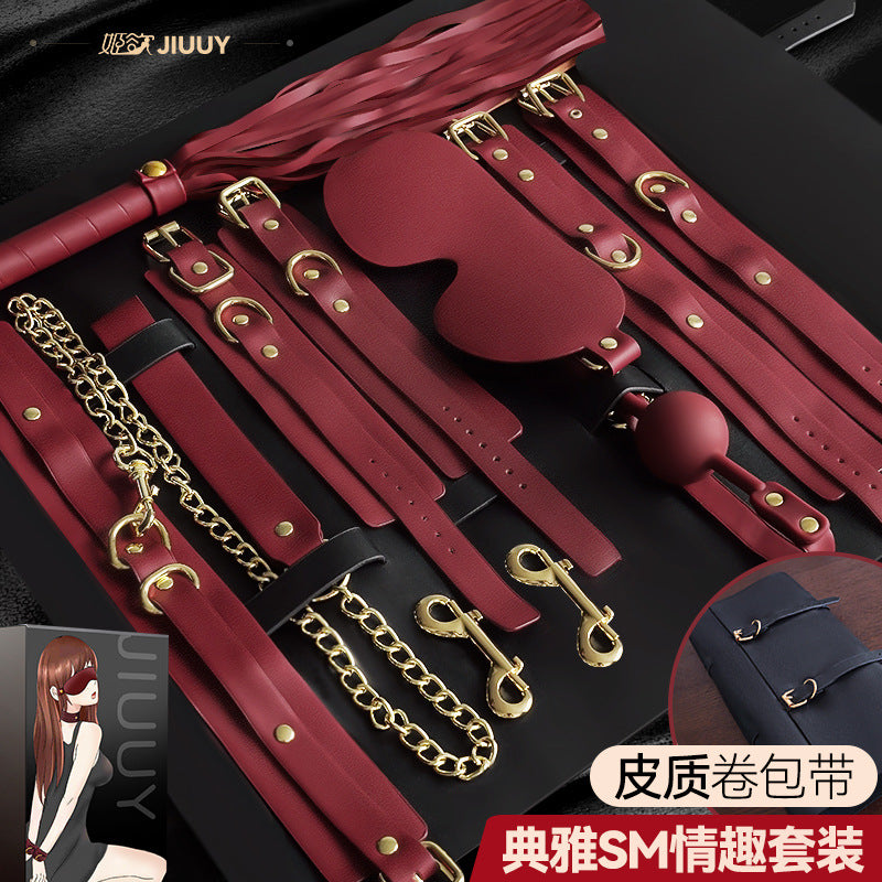 Jiyu Bundle Suit Couple Tune Couple Teaching Adult Bondage Sex Toys Alternative Toys Wholesale