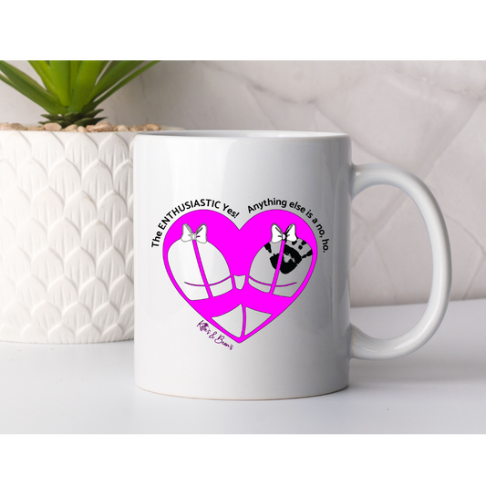 The Enthusiastic Yes Logo Mug