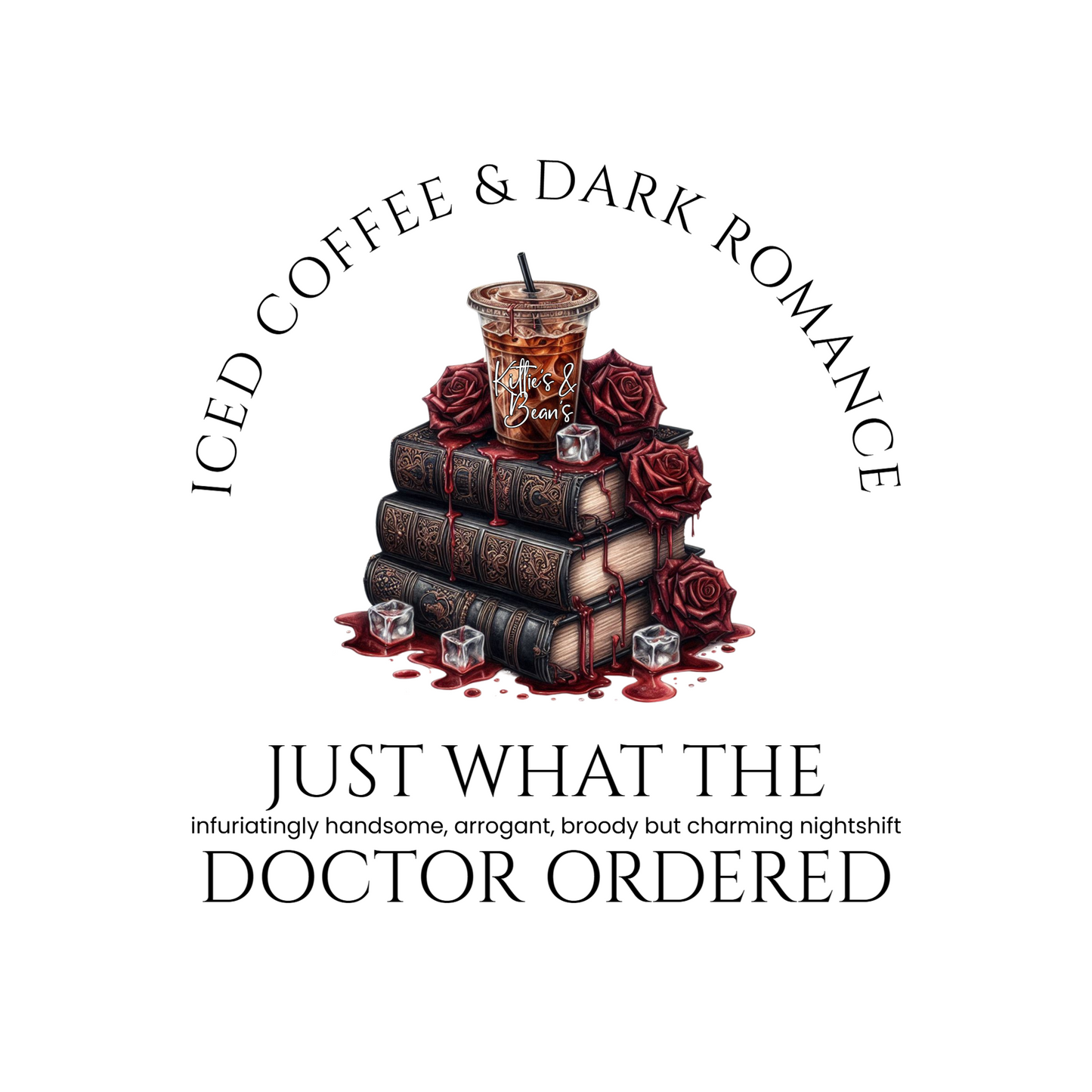 Iced Coffee & Dark Romance T-Shirt