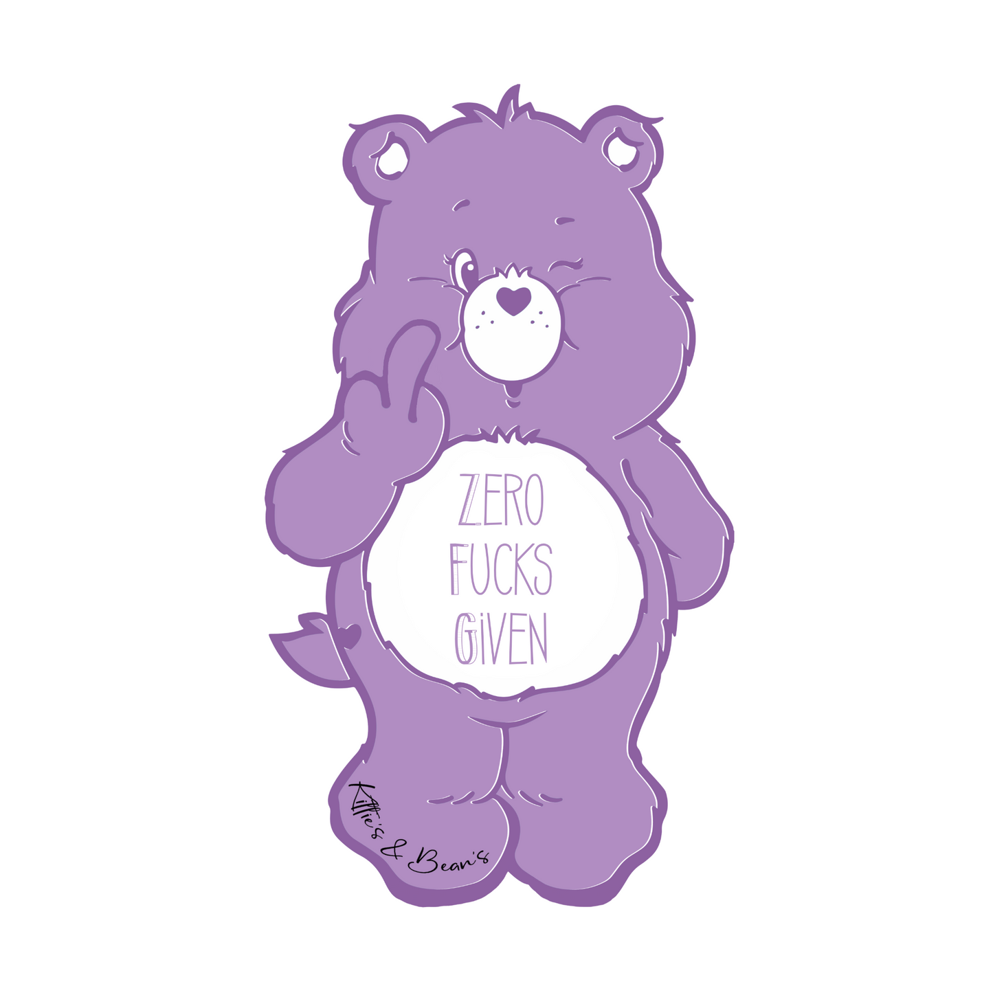 Zero Fucks Given Bear Mug